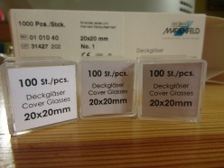 cover glasses 18×18 mm (100 pcs)
