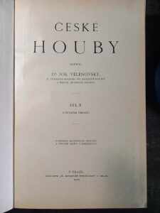 (Antik) České houby 1920- Dr. J. Velenovský