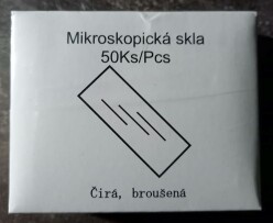 Microscope slides cut edges (Medplus) 76×26×1-1,2 mm (50pcs)